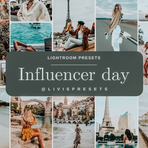 Lightroom presets influencer blogger presets beach, vibrant summer presets, bright and airy preset travel blogger preset for instagram vsco