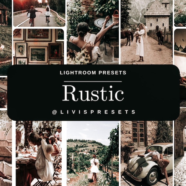 Lightroom presets rustic aesthetic, Instagram filters, premium presets bohemian, presets lightroom brown, nature presets wedding boho brown