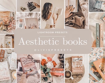 Lightroom Presets Bookstagram Aesthetic, Instagram filters, bright presets bookish book blogger aesthetic books instagram feed bookish cozy