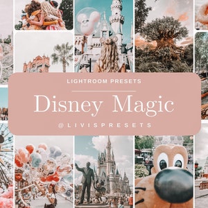 Presets Magic Kingdom Lightroom presets bright pink paris presets park day presets adventureland magic photgraphy preset, amusement park