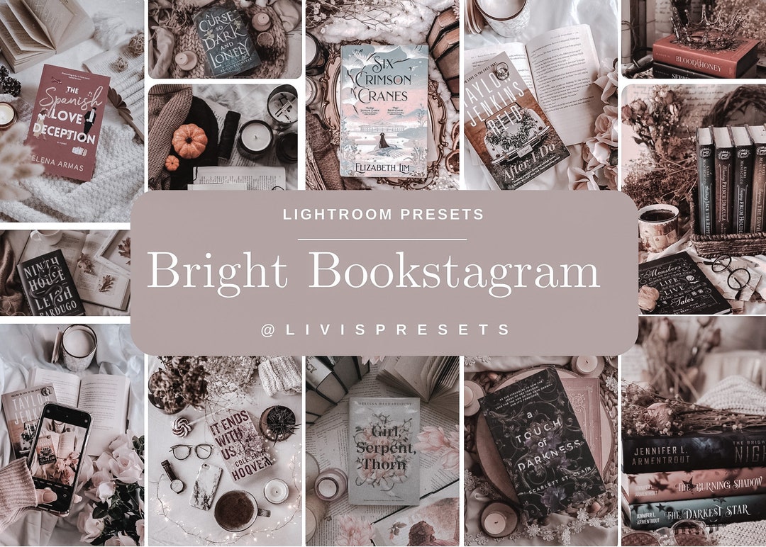 Lightroom Presets Bookstagram Aesthetic, Instagram Filters, Bright