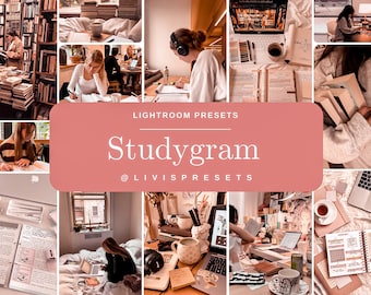 Lightroom Presets Studygram presets Bookstagram bright Bookstagram soft Preset Bookish Filter book blogger bujo preset study bullet journal