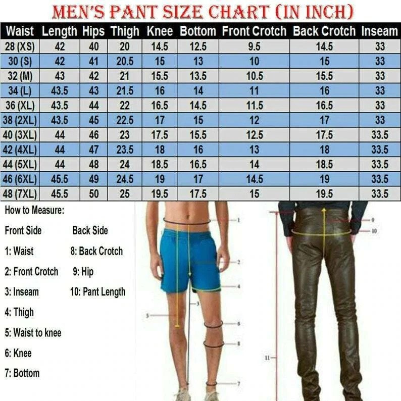 Black Leather Men's Leather chaps | Cafe Racer leather chaps image 2