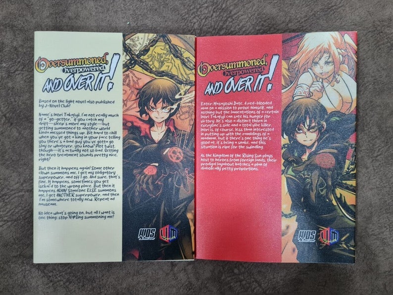 Oversummoned Overpowered And Over It Manga Chapter 1 Manga Oversummoned Overpowered and Over It Vol. 1 2 by - Etsy