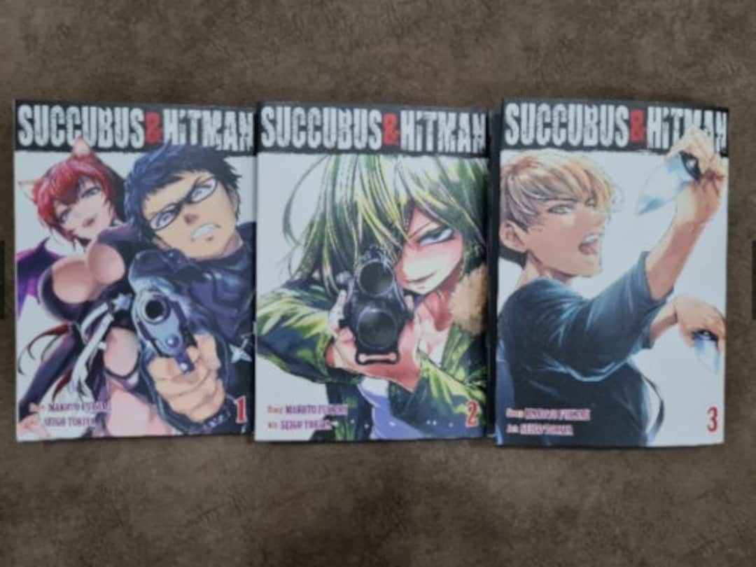 Manga Succubus and Hitman by Makoto Fukami Vol. 1 3 & - Etsy