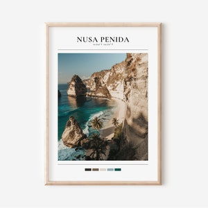 Indonesia Print | Bali Nusa Penida Poster | Bali Wall Art | Bali Poster | Bali Indonesia Travel Print | Nusa Penida Print | INSTANT DOWNLOAD
