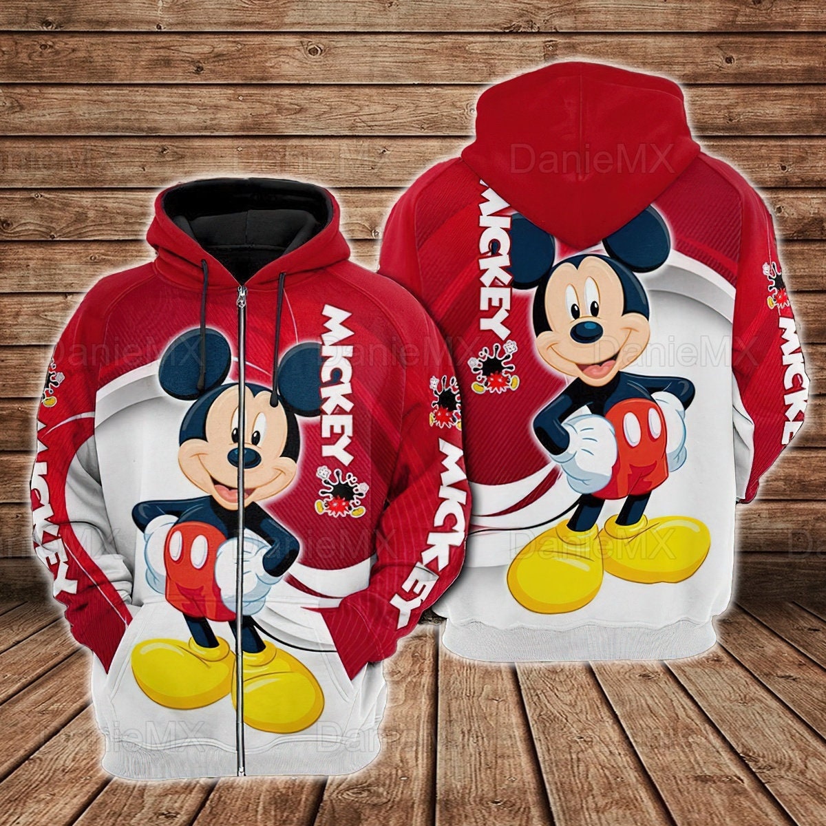 Discover Mickey Mouse Hoodie, Mickey Pullover Hoodie, Mickey Disney Hoodie, Unisex Hoodie