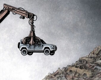 Dump the SUV (Art Print)