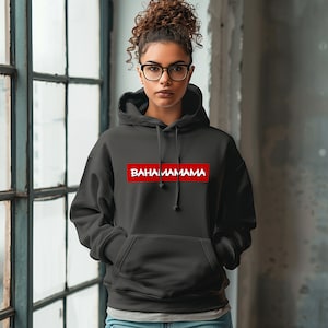 BAHAMAMAMA, Tropical, Three-Panel Fleece Hoodie, fashion must have, cute funny outfit