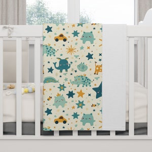 Between the Mountains Berry Baby Blanket 30