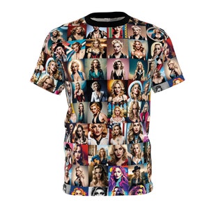 Madonna Mania T-Shirt - Pop icon retro flair, unique, vintage look, cult shirt - concert outfit-fashion statement Unisex Cut & Sew Tee