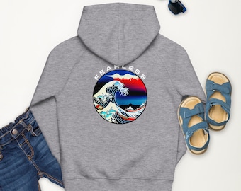 Children's Hoodie, Big Wave, Kanagawa,