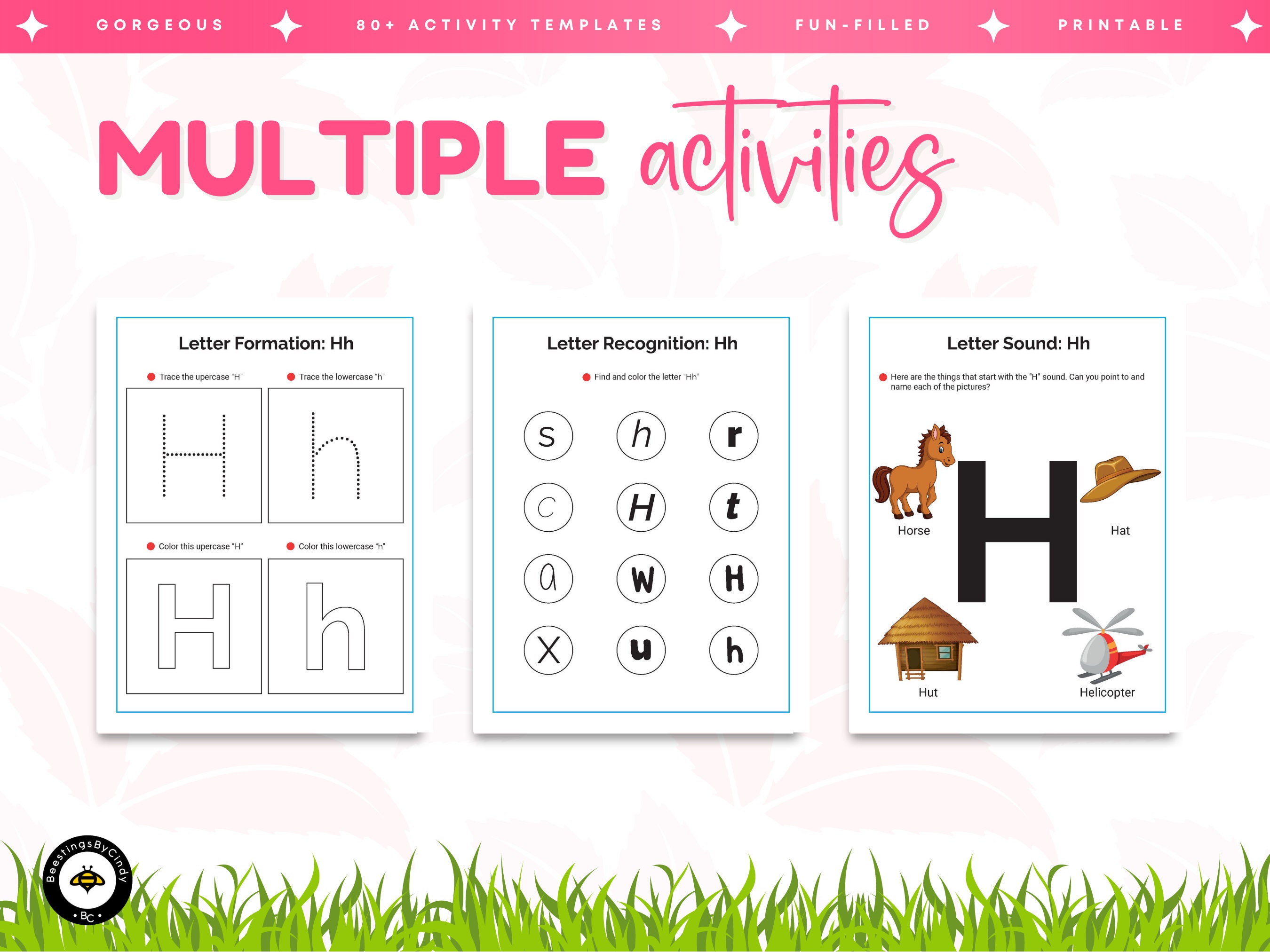 80 Page Fun Alphabet & Phonics Book Creative Learning Etsy