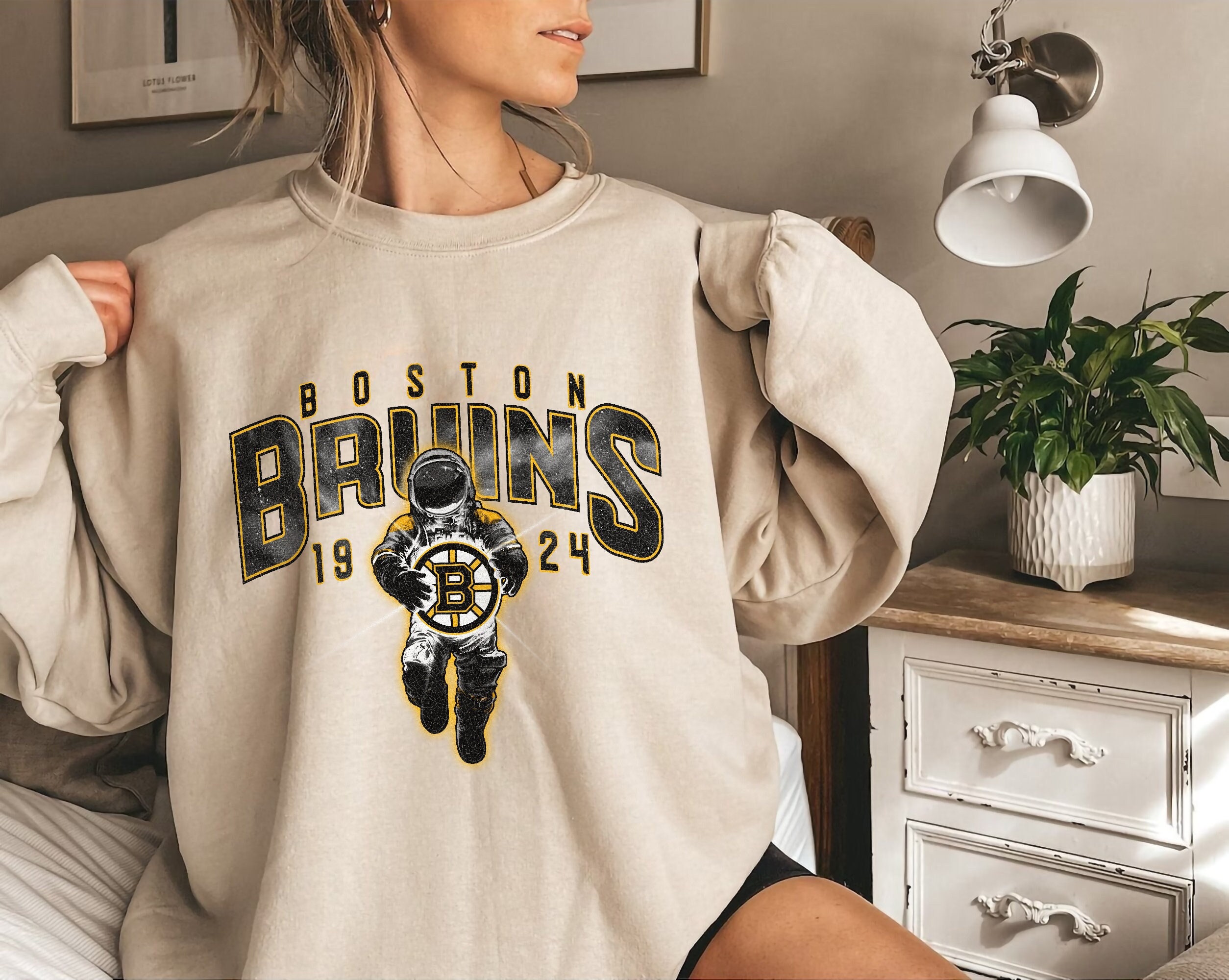 Beige Boston Bruins NHL Fan Apparel & Souvenirs for sale