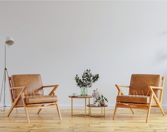 Custom Faux Leather Chair Cushion Cover, made to order, brown, tan, black, brown