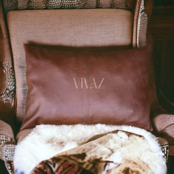 Faux leather 2025 couch cushion covers