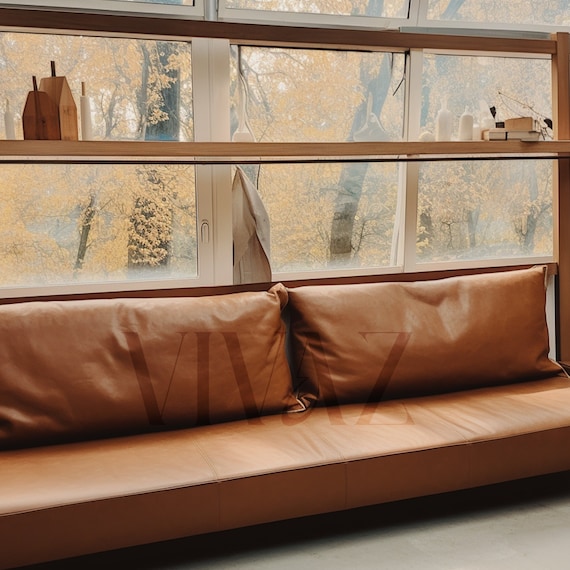 Premium Faux Leather Cushions - Stylish and Durable Decor for Any Space