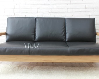 Custom Vegan Leather Cushion Cover: Bench, Sofa, RV Camper