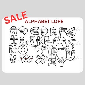 all alphabet lore kids Metal Print for Sale by fatimashop2023