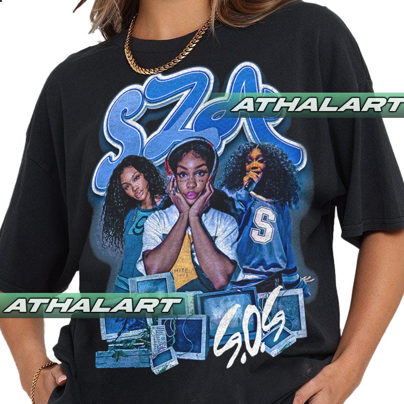 Discover Limited SZA SOS Vintage 90s T-Shirt