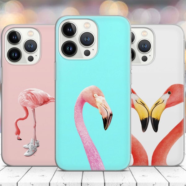 Flamingo phone case cover birds lover sneakers for iPhone 14 13 Pro Max 12 11 X XS 8 7 Samsung S20 FE, S21 Ultra A12, Huawei P30