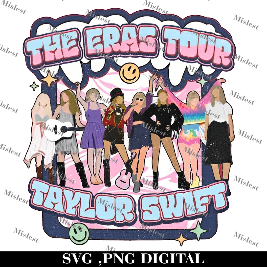 Taylor Swift the Eras Tour SVG PNG Cut and Print File Cricut - Etsy