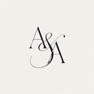 I will design a Couple Monogram for Wedding | Modern Wedding Monogram | Premade Logo | Initials | Custom Monogram | Personalised Monogram