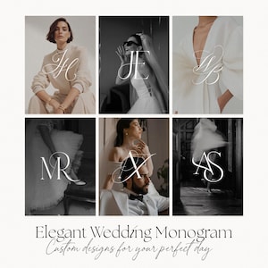 Monograma de boda, Monograma de boda personalizado, Monograma de boda moderno, Logotipo de boda, Logotipo inicial, Monograma de pareja personalizado, Escudo de boda