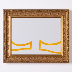 Das gerahmte zeitgenössische Kunst Gemälde auf Leinwand mit dem Titel ""LIKE THAT TREE (aura)""