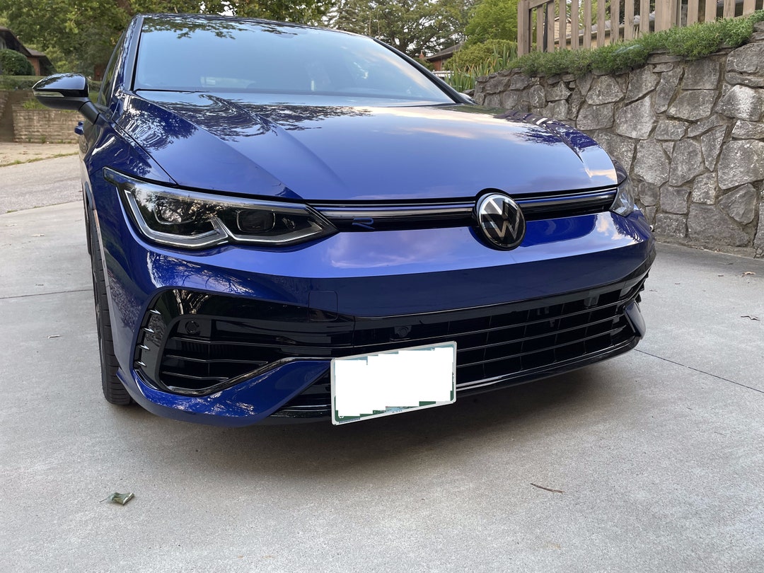 MK8 Golf R Front Mount License Plate Bracket Etsy