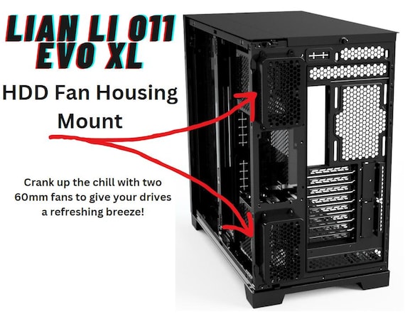 Lian Li O11 EVO XL HDD Fan Housing Mount Bracket - Etsy