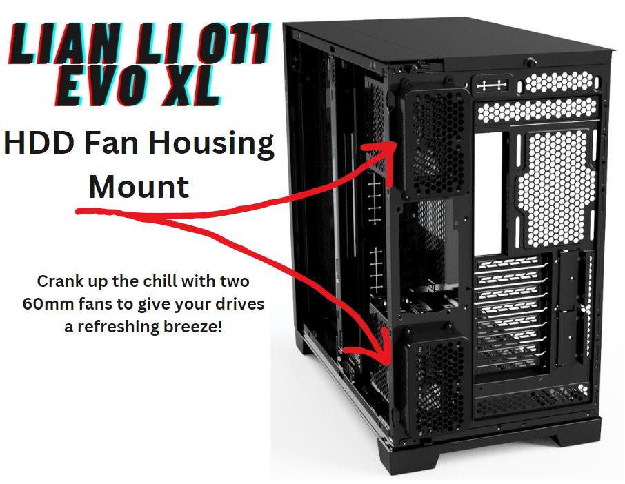 Lian Li O11 EVO XL HDD Fan Housing Mount Bracket - Etsy