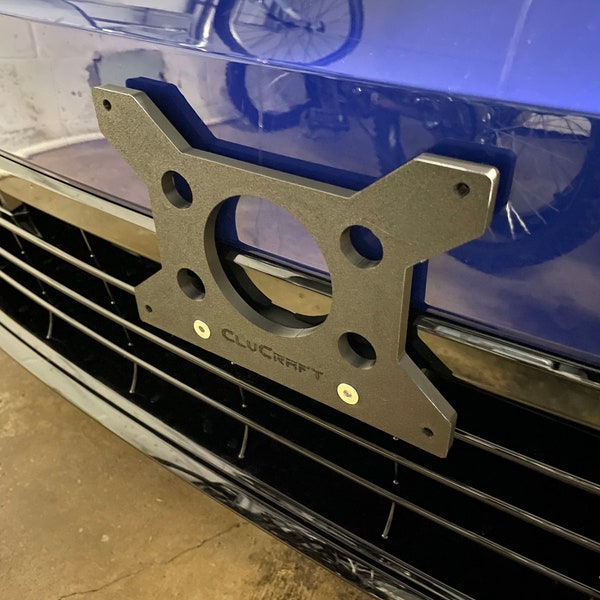 MK8 Golf R Front Centered Mount License Plate Bracket