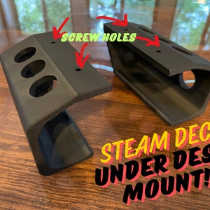 Steam Deck sotto il supporto da scrivania! Elegante, robusto, facile da montare