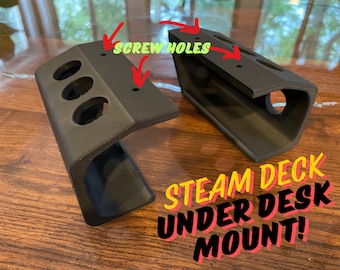 Steam Deck Under Desk Mount! Stylish Strong Easy Mount