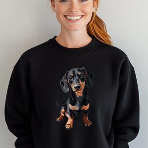 Dachshund Dog Sweatshirt - Unisex and Cozy Pullover in Various Colors & Sizes