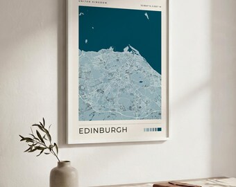 Edinburgh print | Scotland wall art | Edinburgh travel poster