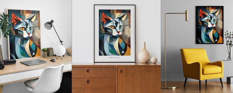 Picasso Gemälde, Abstrakte Tiere, Skizzendruck Auf Leinwand, Hund, Katze, Schmetterling, Wandkunst, Poster, Picasso, Tierlinie, Bild, Wohnzimmer, Heimdekoration, Leinwandkunst (Picasso-Tierlinie 8