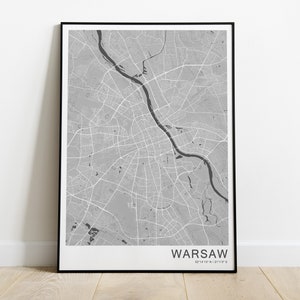 Warsaw wall art print | Poland wall art | Warszawa wall art poster