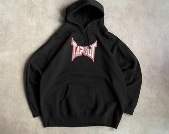 2000s Official Tapout Black Hoodie - 2XL