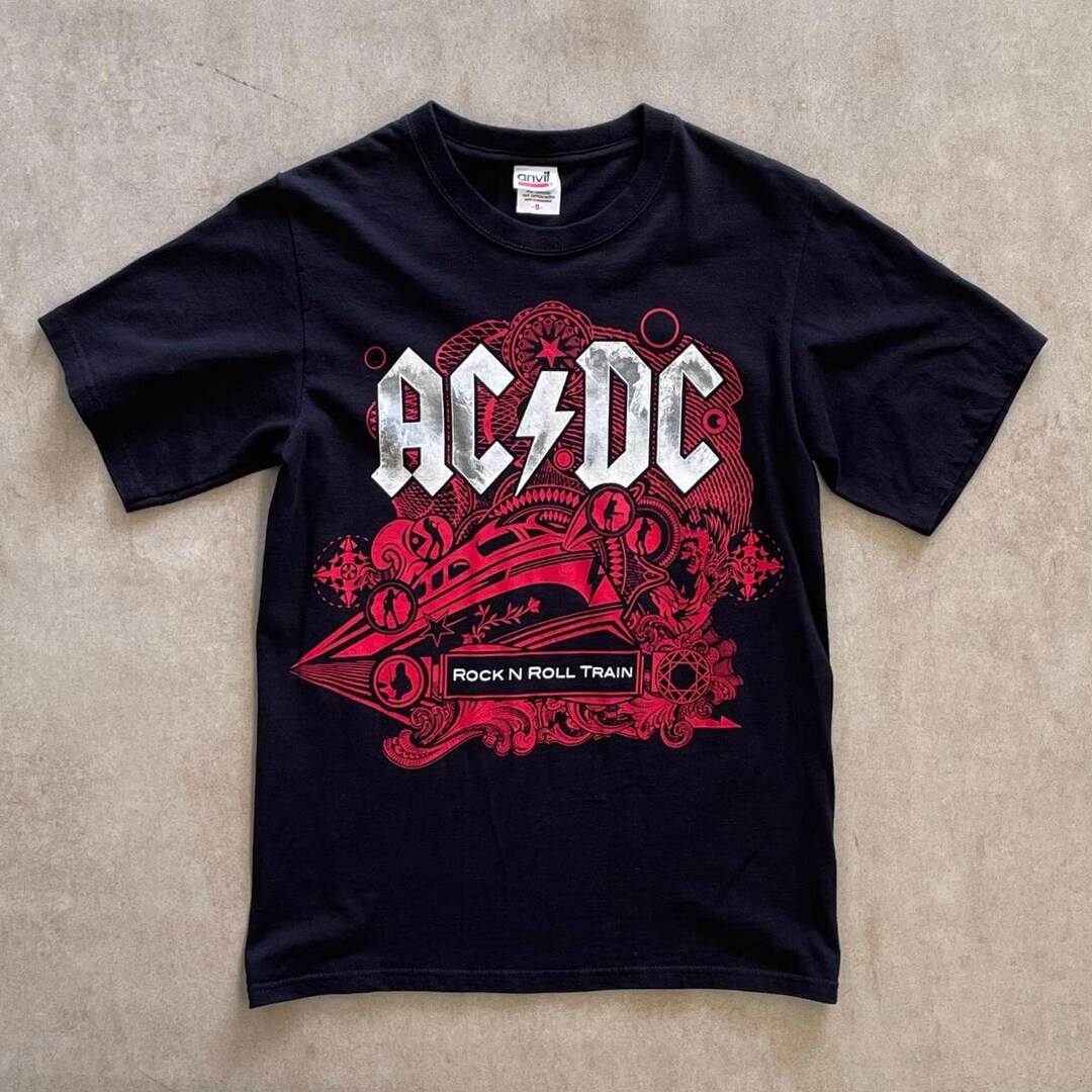 2009 AC/DC Rock N' Roll Train Tour T-shirt S - Etsy