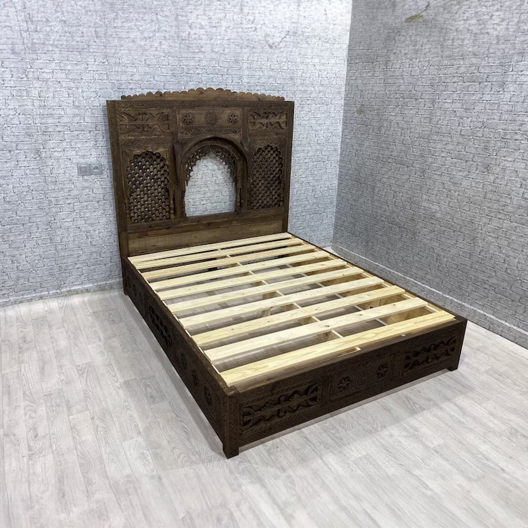Moroccan Bed Fabulous Traditional Frame Bed Custom Frame Bed Handmade