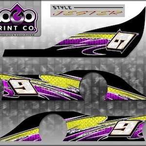 Go Kart Racing Wraps, Graphics, Decals, Stickers, Numbers, Logos, JESTER