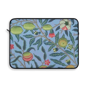 Ladies Laptop Sleeve Fruits & Flowers | Vintage William Morris print design