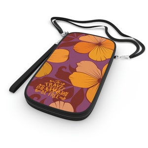 Passport Brieftasche mit hellem Blumenmuster, Passhülle, Reisegeschenk für Frauen, perfekter Reiseorganizer