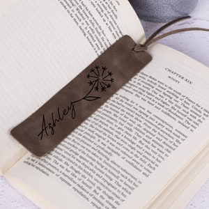 Custom Bookmark Gift for Women, Personalized Leather Bookmark, Gifts for Readers, Cute Bookmark Aesthetic Bookmark Unique Gifts for Teacher image 10