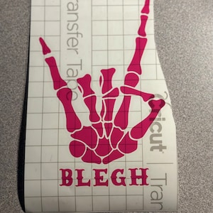 Blegh Skull Decal