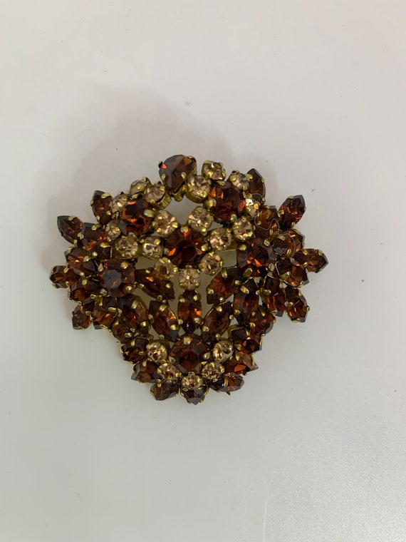 Christian Dior 1965 Germany Rhinestone Brooch