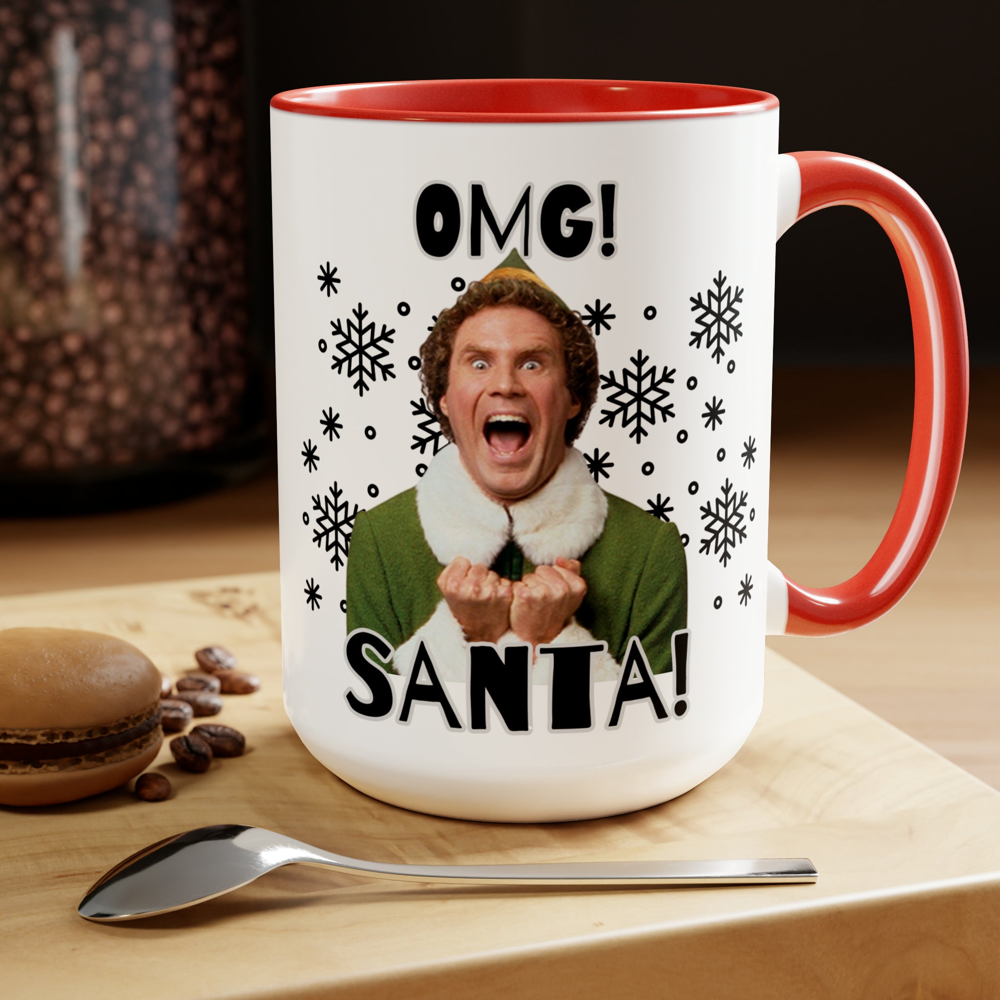 Arsemica Buddy The Elf Mug, Funny Christmas Coffee Mug, 11oz Elf Drinking  Cup, Novelty Christmas Par…See more Arsemica Buddy The Elf Mug, Funny