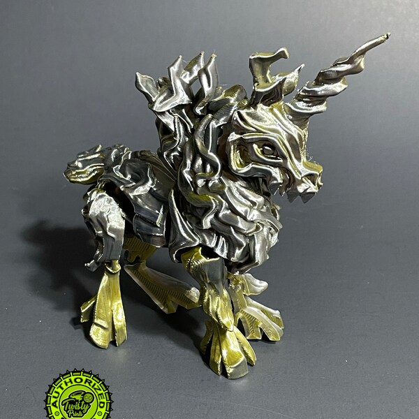 Articulated Unicorn .stl File Etsy